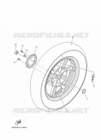 ROUE ARRIERE pour Yamaha TRICITY 2016