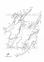 COUVERCLE LATERAL pour Yamaha TRYPTIK 2016