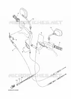 GUIDON ET CABLES pour Yamaha YB 2013