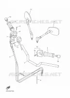 GUIDON ET CABLES pour Yamaha XJR 2016