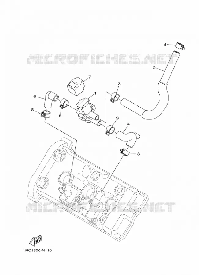 SYSTÈME D'ADMISSION D'AIR AIS Yamaha MOTO 900 2016 MT  MT09TRA