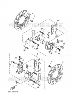 ETRIER DE FREIN AVANT pour Yamaha GRIZZLY 2011