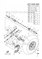 ROUE ARRIERE pour Yamaha GRIZZLY 2011