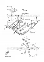 SUPPORT / REPOSE PIEDS pour Yamaha NITRO 2006