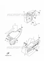 COUVERCLE LATERAL pour Yamaha YBR 2017
