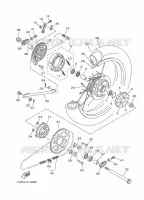 ROUE ARRIERE pour Yamaha YBR 2017