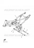 CADRE pour Yamaha PW80 1995