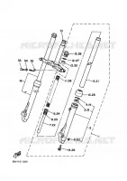 FOURCHE pour Yamaha PW80 1995