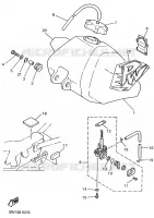 RESERVOIR A ESSENCE pour Yamaha PW80 1995