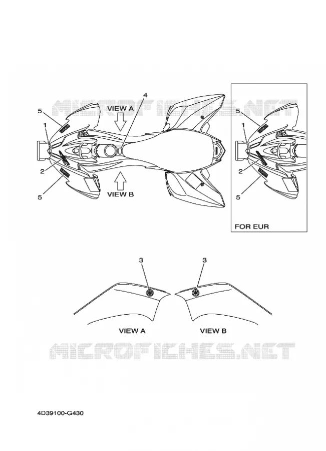 EMBLEME Yamaha QUAD 250 2008 RAPTOR  YFM250R