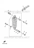 AMORTISSEUR ARRIERE pour Yamaha TDM850 1998