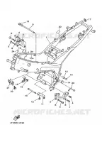 CADRE pour Yamaha TDM850 1998