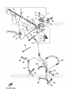 MAITRE CYLINDRE DE FREIN AVANT pour Yamaha TDM850 1998
