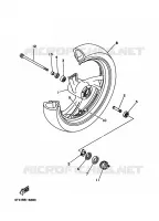 ROUE AVANT pour Yamaha TDM850 1998