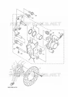 ETRIER DE FREIN AVANT pour Yamaha XENTER 2016