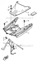 SUPPORT / REPOSE PIEDS pour Yamaha NEXT GENERATION 1999