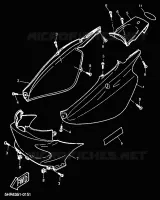 COUVERCLE LATERAL pour Yamaha NEXT GENERATION 2001