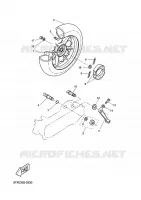 ROUE ARRIERE pour Yamaha NEXT GENERATION 2002