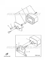 FEU ARRIERE pour Yamaha KODIAK 2000
