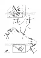 MAITRE CYLINDRE DE FREIN AVANT pour Yamaha KODIAK 2000