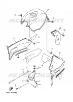 COUVERCLE LATERAL pour Yamaha GRIZZLY 2003