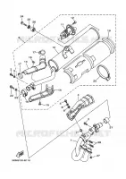 ECHAPPEMENT pour Yamaha GRIZZLY 2003