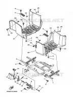 SUPPORT / REPOSE PIEDS pour Yamaha GRIZZLY 2003
