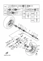 ROUE ARRIERE pour Yamaha GRIZZLY 2005