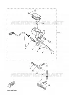MAITRE CYLINDRE DE FREIN ARRIERE pour Yamaha AEROX 2002