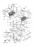 SUPPORT / REPOSE PIEDS pour Yamaha KODIAK 4WD 2004