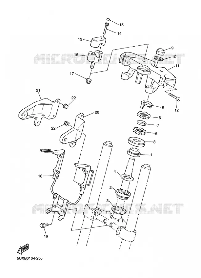DIRECTION Yamaha MOTO 1300 2013 XJR  XJR1300