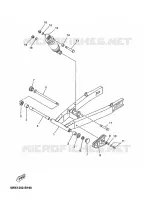 BRAS OSCILLANT / AMORTISSEUR pour Yamaha TZR50 2005