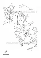 CARENAGES 2 pour Yamaha TZR50 2005