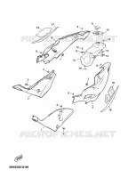 COUVERCLE LATERAL pour Yamaha TZR50 2005