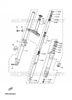 FOURCHE pour Yamaha TZR50 2005