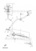 MAITRE CYLINDRE DE FREIN ARRIERE pour Yamaha TZR50 2005