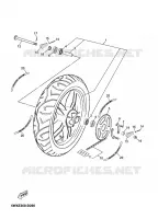 ROUE ARRIERE pour Yamaha TZR50 2005