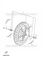 ROUE AVANT pour Yamaha TZR50 2005