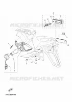 FEU ARRIERE pour Yamaha MT03 2011