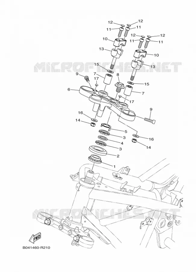 DIRECTION Yamaha MOTO 300 2016 MT  MTN320-A