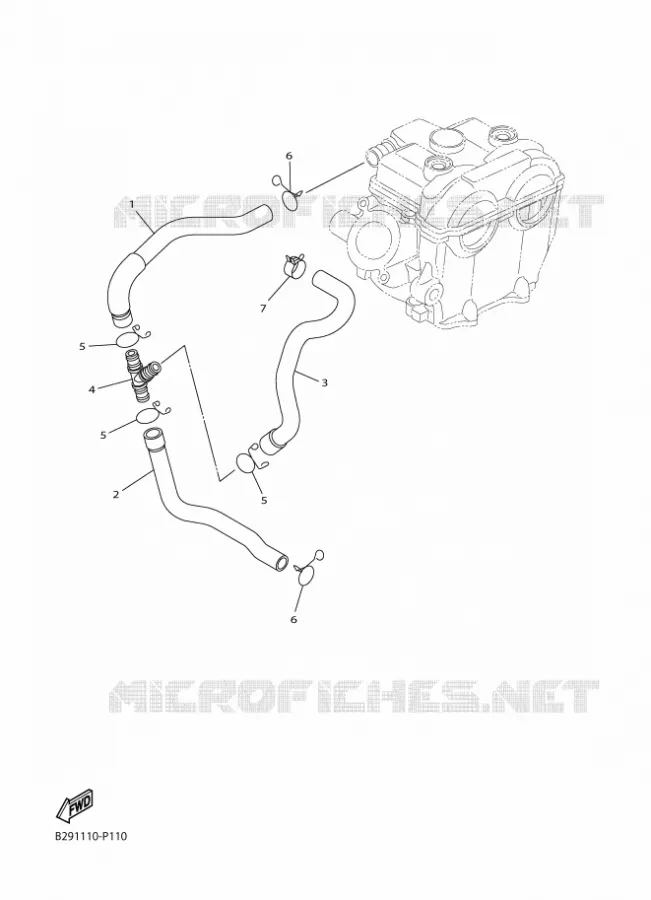 SYSTÈME D'ADMISSION D'AIR AIS Yamaha MOTO 250 2017 YZF  YZ250FX
