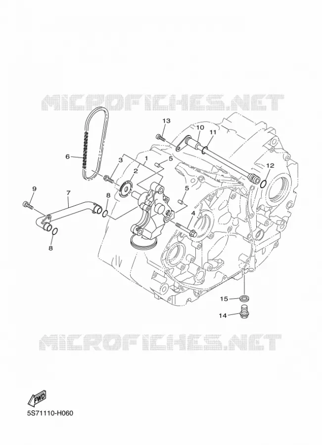 POMPE A HUILE Yamaha MOTO 950 2016 XV  XVS950CR