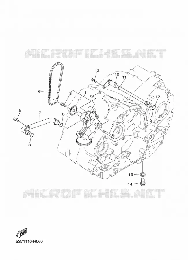 POMPE A HUILE Yamaha MOTO 950 2016 XV  XVS950CR