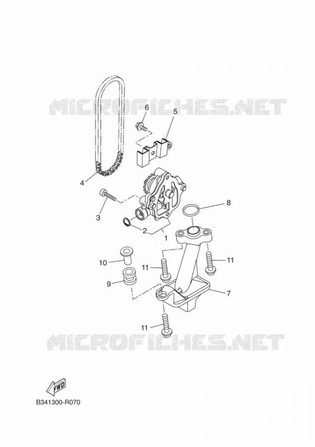 POMPE A HUILE Yamaha MOTO 700 2016 XSR  XSR700