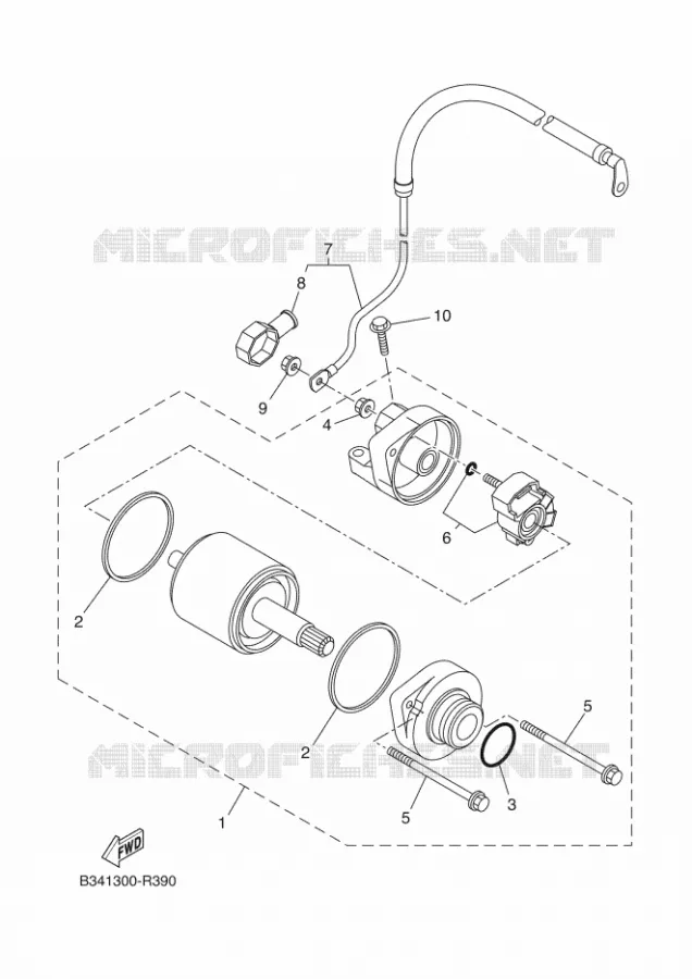 DEMARREUR Yamaha MOTO 690 2017 XSR  MTM690-U