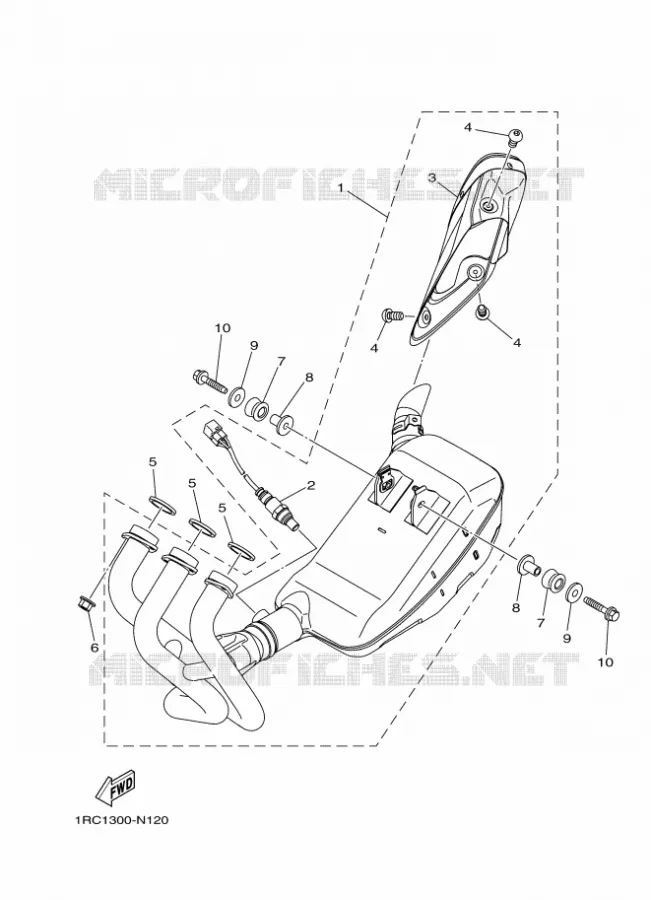 ECHAPPEMENT Yamaha MOTO 900 2016 MT  MT09