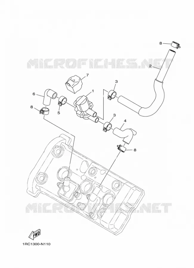 SYSTÈME D'ADMISSION D'AIR AIS Yamaha MOTO 900 2016 MT  MT09