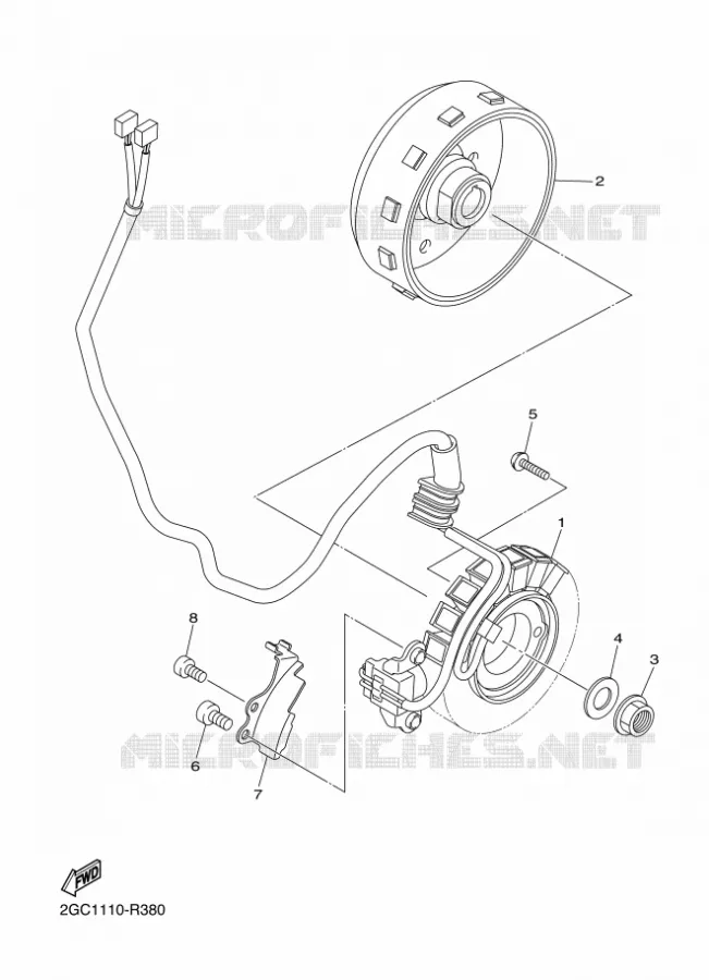 ALLUMAGE Yamaha MOTO 450 2017 YZF  YZ450FX