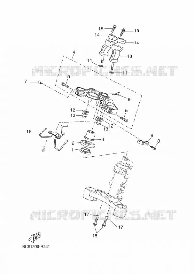 DIRECTION Yamaha MOTO 690 2016 MT  MTT690-U