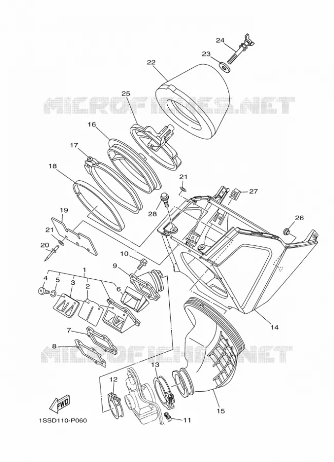ADMISSION Yamaha MOTO 250 2016 YZ  YZ250X